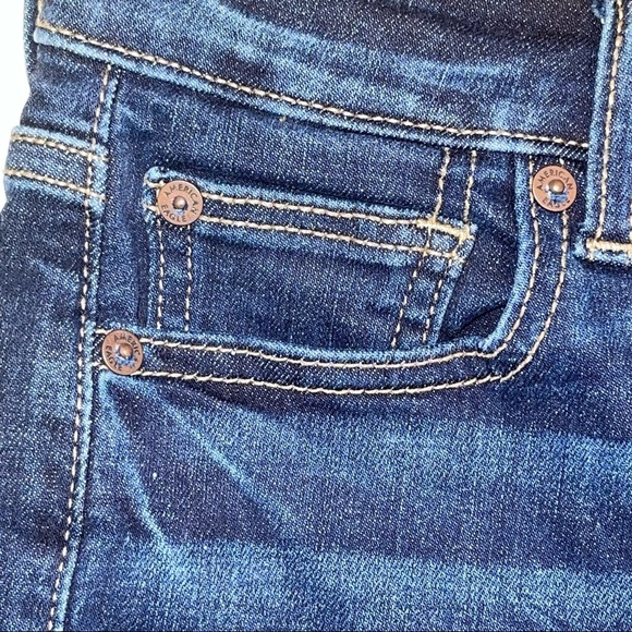 American Eagle Next Level Stretch Hi Rise Shortie Raw Hem Shorts - Picture 10 of 16